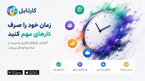 صرفه‌جویی زمان با نرم افزار مدیریت مشتری کارتابل
